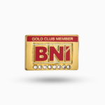 Gold Club Pin (8 stones)