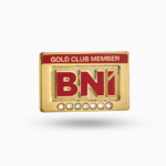 Gold Club Pin (7 stones)