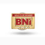 Gold Club Pin (6 stones)