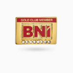 Gold Club Pin (9 stones)