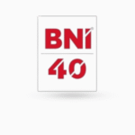 BNI 40 Year Pin (Bg Clr White)