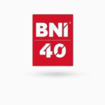 BNI 40 Year Pin (Bg Clr Red)
